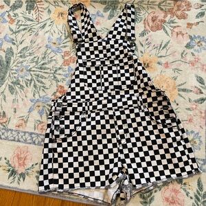 Checkerprint Overalls